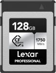 Lexar 128GB CFexpress kaart, B-t&uuml;&uuml;pi CFe kaart, kuni 1750MB/s lugemiskiirus, CF koos PCIe Gen3x2, &uuml;hildub DSLR-kaameraga, tagurpidine XQD-kaameraga