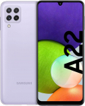 Samsung Galaxy A22, SIM-vaba nutitelefon, 6,4-tolline, 128 GB, Android mobiiltelefon, violetne