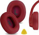 Geekria QuickFit asendusk&otilde;rvapadjad, mis &uuml;hilduvad JBL Tune 700BT, 750BTNC, 710BT, 720BT, 760NC, 770NC juhtmevabade k&otilde;rvaklappidega, k&otilde;rvapadjad (punane)