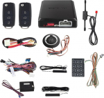 EASYGUARD PKE auto alarms&uuml;steem koos kaugk&auml;ivituse starteriga push start stop nuppu touch parooliga sisenemine l&otilde;ikamata v&otilde;tme tera FSK tehnoloogia koodi jooksev ec002-v-ns