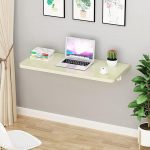 Platzsparender Wand-Klapptisch mit Bl&auml;ttern, Computertisch und W&auml;schetisch, kompakter Klapptisch f&uuml;r kleine B&uuml;ros, Waschk&uuml;chen, Arbeitszimmer und Schlafzimmer, Ahorn-Finish