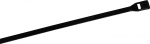 COBRA Global L8S0C madalprofiililised kaablipaelad, 100 tk, 20,3 cm, must, 25 kg