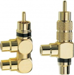 In-akustik Premium Cinch F adapteri komplekt, 2 tk.