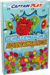 CAPTAIN PLAY Schleckmuschel advendikalender 2025, Retro maiustuste kingiidee lastele ja t&auml;iskasvanutele 240 g, ebatavaline j&otilde;ulukaunistus
