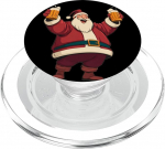 Tolles Weihnachtsmann-Kost&uuml;m mit Bier PopSockets PopGrip f&uuml;r MagSafe PopSockets PopGrip f&uuml;r MagSafe