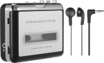 Docooler kaasaskantav kassetim&auml;ngija, kassett MP3 / CD salvesti USB kaudu, &uuml;hildub s&uuml;learvutite ja PC-ga, kaasaskantav kassettide konverter Walkman kassettide digitaalsesse formaati koos k&otilde;rvaklappidega.