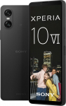 Sony Xperia 10 VI - 6,1-tolline 21:9 OLED, 5000 mAh aku, kolm optilist fookuskaugust, kerge ja kompaktne, 3,5 mm heli, Android 14, IP65/68, Dual SIM h&uuml;briid, must