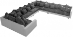 Delife Clovis moodulsofa - nurgadiivan elutuppa ja moodulsofa