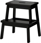 IKEA BEKV&Auml;M - Usaldusv&auml;&auml;rne astmelaua igap&auml;evaseks juurdep&auml;&auml;suks Astmelaua lastele, puit, must, 50 cm