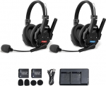 SYNCO XTALK XMax2 juhtmevaba intercom peakomplekt, kahek&otilde;rvaline peakomplekt 500 m raadius, 24h aku s&uuml;ndmuste televisioonile, filmitootmisele, meeskonnakommunikatsioonile, 2 tk.