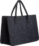 Brandsseller Felt Bag, Shopping Bag, Firewood Bag, Storage Basket, Approx. 50 x 34 x 27 cm