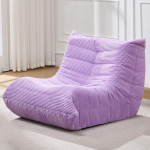 Bean Bag toolid t&auml;iskasvanutele, Giant Bean Bag, Memory Foam Bean Bag, diivan t&auml;iteainega, Faux Fur, kamin, Bean Bags, Lazy diivan elutuppa, magamistuppa, kontorisse (Purple Corduroy, Single)