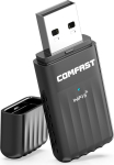COMFAST WLAN Stick, WiFi 6 900 Mbps Dualband USB WLAN Adapter, WiFi Dongle, Wireless USB Adapter mit integrierter Antenne, Bluetooth 5.3, MU-MIMO, WPA3, kompatibel mit Windows 10 11