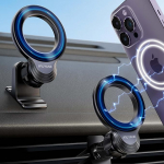 MagSafe auto mobiiltelefoni hoidja MagSafe auto kinnitus [30 x N52 Super magnetid], universaalne magnetiline ventilatsiooni auto mobiiltelefoni hoidja, Magsafe iPhone 15 14 13 12 Pro Max &uuml;hildub k&otilde;igi nutitelefonidega
