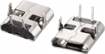 hankekaart 30 x Micro USB Female Connector 2 Pin DIP 90 Degree Adapter