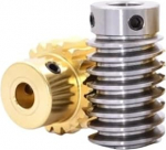 1 Modul Schneckengetriebe-Kit, 1M Messing Schneckengetriebe Stahlstange &Uuml;bersetzungsverh&auml;ltnis 15/20/25/30/35/40/50/60 Reduzierteile(8MM*8MM*20)