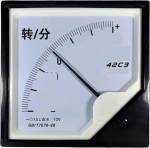 IndusTradCorp 42C3 Positiver und negativer Drehzahlmesser, Frequenzmesser 10 V bidirektional 1500 U/min 60 Hz &plusmn; 5 m/S Drehzahlmesser(-8M-S to 8M-S 10V)