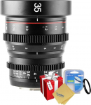 Venidice 35mm T2.2 Wide Angle Cine Lens Manual Focus Fixed Prime Cinema Lens with Large Aperture for Olympus/Panasonic M4/3 M43 BMPCC 4K Z CAM E1 E2 E2C
