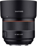 Samyang 85-85mm f/1.4-16 Fixed Prime Camera Lens, Black (SYIO85AF-C)