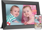 Frameo 10,1-tolline WLAN digitaalne pildiraam, 1280 x 800 HD IPS puuteekraaniga pildiraam, elektrooniline, 32 GB m&auml;lu, automaatne p&ouml;&ouml;ramine, toetab Micro SD-kaarti, fotode ja videote vahetu jagamine