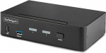 StarTech. com 2-Port 8K KVM Switch DisplayPort 1.4, 8K 60Hz / 4K 144Hz, DP 1.4, 2x USB 3.0 pordid, 4x USB 2.0 HID pordid, KVM DisplayPort l&uuml;liti, nupud ja kiirklahvid, MST (D86A2-2-PORT-8K-KVM)