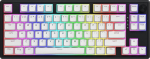 HATOR Skyfall 80 juhtmevaba mehaaniline m&auml;nguklaviatuur mehaaniliste l&uuml;lititega, Hot-Swap, RGB, tihendiga kinnitus, 1000Hz, 2.4GHz/Bluetooth/USB-C, must/valge, PC/Mac, US/ANSI paigutus (QWERTY)