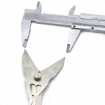 Zentrierkantenfinder f&uuml;r Fr&auml;smaschinen, Rohr- & Rundstabteiler, Edelstahl 304, 10-120 mm Durchmesserbereich, Mehrzweck-Messkrallen