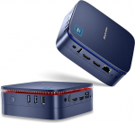 Blackview Mini PC W-11 Pro, Mini PC, 16GB RAM + 1TB M.2 SSD Mini lauaarvuti Intel 11. p&otilde;lvkonna N5095, Wi-Fi Dual Band, BT 4.2, HDMI 2.0, 4K UHD (sinine), MP60-12