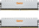 DATO 32GB komplekt (2 x 16GB) RAM DDR5 6000MHz koos jahutusalusega PC5-48000 CL38 1.35V 288Pin Non-ECC UDIMM m&auml;ngum&auml;lu lauaarvuti jaoks Extreme White