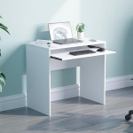 Vida Designs t&ouml;&ouml;laud klaviatuurilaual, puukomposiit, valge, 75 x 48 x 80 cm