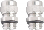 Biaungdo NPT kaablifiltrid 3/8" veekindlast roostevabast terasest kaabli&uuml;hendused Traatliitmikud reguleeritavad 4-8mm Pack of 2
