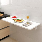 Generisch Klapptisch Platzsparender, schwebender, an der Wand montierter Klappschreibtisch. Kompakter, klappbarer Tisch f&uuml;r das Homeoffice, Arbeitszimmer, Schlafzimmer, K&uuml;che. Perfekter Computer- und