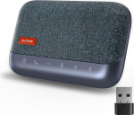 Nuroum A15 Bluetooth konverentsik&otilde;lar 4 mikrofoniga, 3 m 360&deg; h&auml;&auml;ltuvastus, m&uuml;rav&auml;hendus, &uuml;hendus Bluetooth/Dongle/USB-A/C kaudu, &uuml;hildub meeskonnaga/Zoom kontorisse/kodukontorisse,