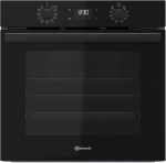 Bauknecht BBA285PU1ZK Sisseehitatud ahju 71 liitrit Multifunktsionaalne ahju 12 funktsiooniga V&otilde;imsus Kuum &otilde;hk Flexi Clean Tagasit&otilde;mmatav l&uuml;liti Must klaas