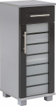 Schildmeyer Niko 113292 Side Cabinet Glossy Silver Anthracite 30.3/32.6/75.3 cm
