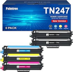 Palmtree &uuml;hilduv Brother TN-243CMYK tooner Brother MFC L3750CDW Brother MFC-L3750CDW tooner Brother MFC-L3770CDW TN247 TN243 TN243CMYK DCP-L3550CDW HL-L3210CW HL-L3230CDW MFC-L3730CW (5-pack)