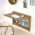 EZAYMSNY Kokkupandav laud seinale paigaldatav pikk laud Kokkupandav seinale ruumi s&auml;&auml;stev ujuv laud &otilde;ppet&ouml;&ouml;ks K&ouml;&ouml;k Pesumaja R&otilde;du (41,5 x 80 cm)