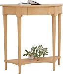 Hanshan k&ouml;&ouml;gilaud Hall Console diivanilaud T&auml;ispuidust konsooltabel aktsent tabel &uuml;he sahtliga p&ouml;&ouml;k 32 &times; 11 &times; 33 tolli tahvelarvuti hoidja