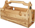 【Tragbarer faltbarer Picknicktisch aus Holz】2-in-1-Picknicktischkorb f&uuml;r Camping-Geschenke, Outdoor-Party.