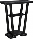 Massivholz Konsolentisch, schmaler Eingangstisch mit Ablage f&uuml;r Flur, Wohnzimmer, Foyer - Einfache Montage