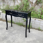 Kitsas konsoollaud sahtlitega diivani taga, konsoollaud sahtliga, 88 cm, konsoollauad elutuppa, esikusse, m&ouml;&ouml;blile, lihtne kokkupanek (must)