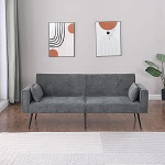 Diivan, 3-kohaline diivan koos unefunktsiooniga, Futon kokkupandav diivan, teisaldatav diivanvoodi, kokkupandav diivan, reguleeritava seljatoega diivanid elutuppa/magamistuppa