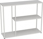 Moodne konsoollaud ristk&uuml;likukujulise alusega, seinapinnad, k&uuml;lgkoridor, esikus, kitsas konsoollaud, 60 x 25 x 60 cm, kuldne/must/raudne laud riiulitega, 3-tasandiline S