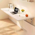 Klapptisch Platzsparender, an der Wand montierter Klapptisch. Vielseitiger schwebender Schreibtisch f&uuml;r das Home Office, die K&uuml;che, das Esszimmer, das Arbeitszimmer und die Waschk&uuml;che. Stilv