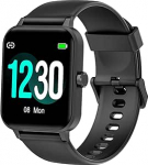 Blackview Smartwatch R30 meeste ja naiste spordikell, 1,85-tolline nutikell, kell koos s&uuml;dame l&ouml;&ouml;gisageduse m&otilde;&otilde;tmise, uneseire, muusika juhtimise, SpO2, sammuloenduri, spordikella, aktiivsusj&auml;lgijaga...