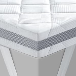 BedStory Gel Topper 120 x 200 cm H3/H4 Valmistatud 10 cm k&otilde;rgusest k&uuml;lma vahu s&uuml;damikust, hingav 3D v&otilde;rkkate, mugav madratsipealne Box Spring voodi ja ebamugavate voodite diivanvoodi jaoks.