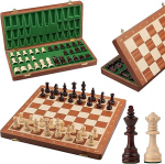 Tournament Chess Game Set No. 4 | Master of Chess | Inlaid Elegant Chess Board 38 x 38 cm | Chess Game Wood High Quality - Staunton Chess Set for All