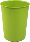 JVL Quality Vibrance Lightweight Waste Paper Basket Bin Plastic, Bright Green