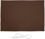 Relaxdays Ristk&uuml;likukujuline p&auml;ikesepurje, 2,5 x 3,5 m, vetth&uuml;lgav, UV-kindel, pingutusk&ouml;itega, terrass, r&otilde;du, Pruun