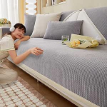 YWQJL diivanitekk, I kuju tekk, nurgadiivan, U-kujuline veekindel diivanikaitse, libisemisvastane, 1, 2, 3, 4-kohaline diivanitekk, veekindel koertele, diivanitekk, I-90 x 240 cm.